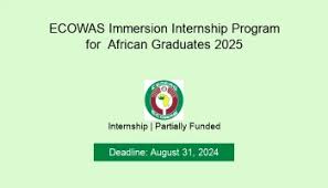 2025 Young Graduate Immersion Program in ECOWAS Institutions