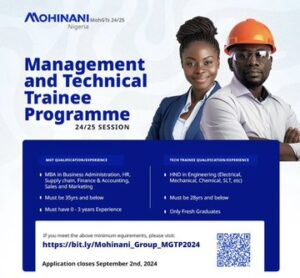 Management and Technical Trainee Program